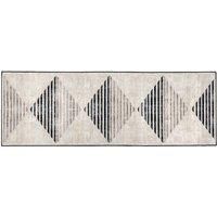Hug Rug Eco-washable Chevron Charcoal 75X220