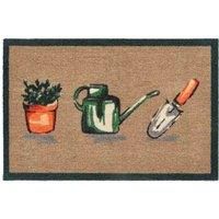 My Mat Garden Nylon Indoor Pattern Washable Doormat for Hallway, Kitchen, Front Door 50x75cm
