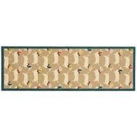 Howler & Scratch Patterned Bright Doggie Runner 50X150, Cream