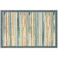 My Mat Watercolour Nylon Indoor Pattern Washable Doormat for Hallway, Kitchen, Front Door 50X75cm