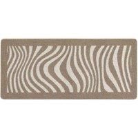 My Mat Sculptured Patterned Waves 67X150, Brown