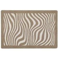 My Mat Sculptured Patterned Waves 100X150, Brown