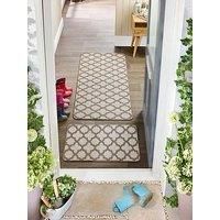 Very Home Moroccan Tile, Stain Resistant, Anti Slip Doormat