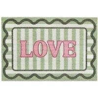 My Mat Love Nylon Indoor Pattern Washable Doormat for Hallway, Kitchen, Front Door 50x75cm