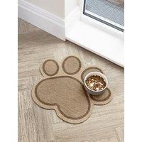Very Home Paw-Shaped Mat