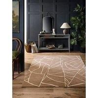 Very Home Kintsugi Taupe Wool Rug