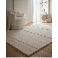 Very Home Sculpted Wool Rock Rug - Cream