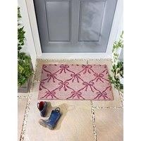 Very Home Pink Ribbons Doormat 45X75
