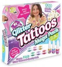 FabLab FL106 Glitter Tattoo Mega Party Pack, Multicolor