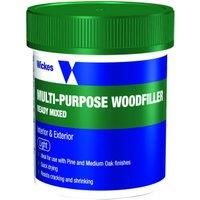 Wickes Multi-Purpose Wood Filler Tub - Light 250g