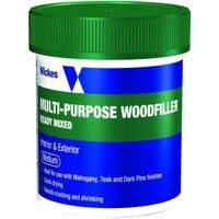 Wickes Multi-Purpose Wood Filler Tub - Medium 250g