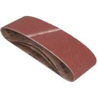 Wickes Medium Belt Sander Sheets - 75 x 533mm Pack of 3