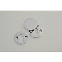Wickes Open & Closed Escutcheon  Chrome