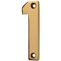 Wickes Door Number 1 - Brass