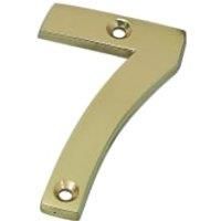 Wickes Door Number 7  Brass