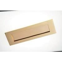 Wickes Victorian Letter Plate - Brass 76 x 254mm