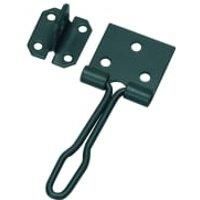 Wickes Door Hasp & Staple Wire  Black 112mm