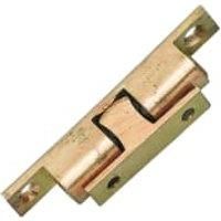 Wickes Double Ball Catch  Brass 51mm Pack of 2