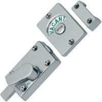 Wickes Bathroom Indicator Bolt - Chrome