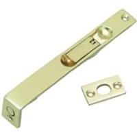 Wickes Lever Action Flush Bolt - Brass 152mm