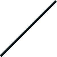 Wickes Chelsea Bow Top Steel Gate Post Black - 50 x 1980 mm