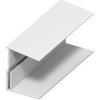 Wickes PVCu White Top/Vertical Edge Cladding Trim 2500mm (Pack of 1)