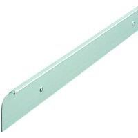 Wickes Worktop End Cap Trim - Silver 38mm (Pack of 1)