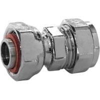 Primaflow Chrome Plated Compression Female Tap Connector - 0.5 In X 15mm