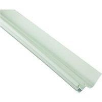 Wickes White Universal Edge Flashing for Polycarbonate Sheets - 3m (Pack of 1)