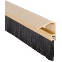 Wickes Concealed Fixing Door Brush Draught Excluder Gold Effect - 838mm