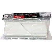 Arthouse Duropolymer Coving Internal Corner - 100mm Pack of 2