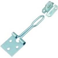Wickes Wire Hasp and Staple  Zinc 112mm