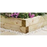 Wickes Garden Sleepers - Light Green 100 x 150mm x 1.8m