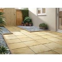 Marshalls Pendle Riven Buff Paving Slab 450 x 450 x 32 mm