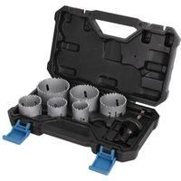 Wickes 6 Piece Multi-Purpose Hole Saw Set (Pack of 6)