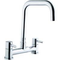 Wickes Seattle Bridge Kitchen Sink Mixer Tap - Chrome