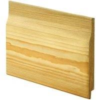 Wickes Rebated Shiplap Cladding - 14.5mm x 119mm x 2400 mm