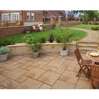 Marshalls Heritage Riven Yorkstone Paving Slab 450 x 600 x 38 mm - 5.94m2 pack