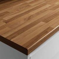 Wickes Laminate Worktop  Blocked Oak Effect 600mm x 38mm x 3m