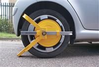 Streetwize SWWL Wheel Clamp Full Face – Heavy Duty Clamp, Highly Visible, Two Keys, Yellow | Car Accessory