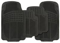 Streetwize SWCM99 Rubber Mat Sets Valour - Black (4 Pieces)