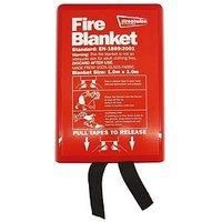 STREETWIZE Fire Blanket, Red/BLANKET