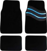 Streetwize Accessories Streetwize Wave Carpet Car Mat Set  Blue