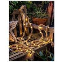Gardenwize 4M Decorative Rope With 50 Solar Led Lights