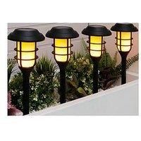 Gardenwize Solar Stake Lights - Flame Effect Led