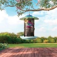 Gardenwize Hanging Bird Feeder With Solar LED
