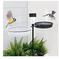 Gardenwize Freestanding Bird Feeder With Solar Led