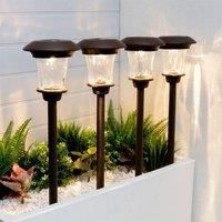 Solar Metal Pathway Stake Lights Solar Power LED Eco Friendly Energy Efficient