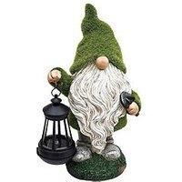 Gardenwize Gnome Solar Light With Lantern