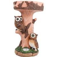 Streetwize Solar 2 Owl Birdbath